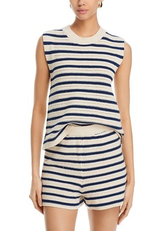 French Connection Striped Sleeveless Sweater