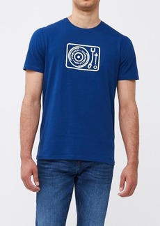 French Connection Turntable Organic Cotton Graphic T-Shirt