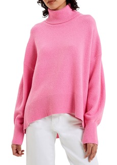 French Connection Vhari Turtleneck Sweater in Aurora Pink at Nordstrom Rack