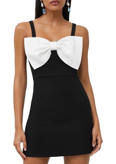 French Connection Whisper Bow Mini Dress