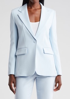 French Connection Whisper Notch Lapel Blazer in Light Dream Blue at Nordstrom Rack