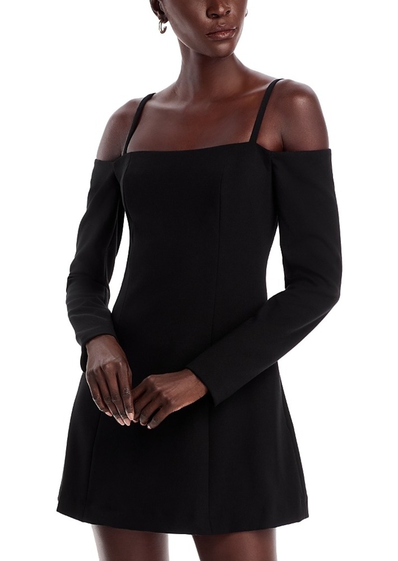 French Connection Whisper Off-the-Shoulder Dress