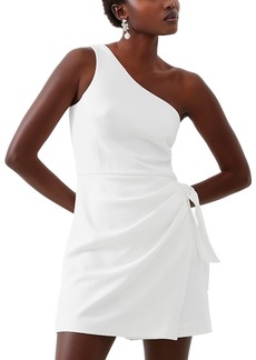 French Connection Whisper One Shoulder Mini Dress