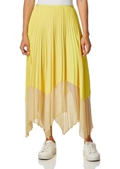 French Connection Women Classic Crepe Light Woven Pleated Skirt