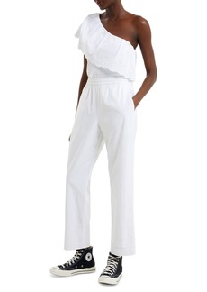 French Connection Women's Alania Pull-On Relaxed Pants - Linen White