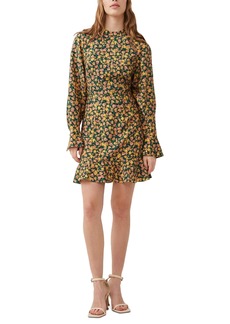 French Connection Women's Aleezia Flavia Floral Print A-Line Dress - Forest Green
