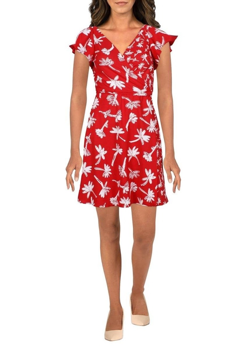 French Connection Women's Printed Wrap Dress