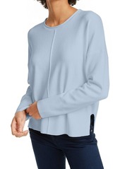 French Connection Women's Babysoft Long Sleeve Soft Solid Pullover Sweater  L
