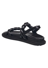 French Connection Women's Brieanne Braided Slingback Sandal - Black