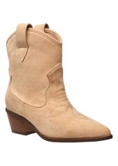French Connection Women's Carrire Cowboy Booties - Cognac