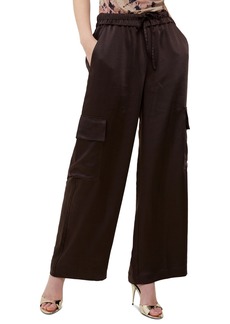 French Connection Women's Choletta Pull-On Cargo Trousers - Chocolate Torte