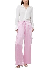 French Connection Women's Choletta Pull-On Cargo Trousers - Silver Lining