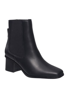 French Connection Women's Chrissy Zip-Up Narrow Calf Boots - Black