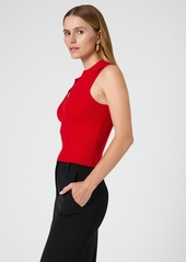 French Connection Women's Cosysoft V-Neck Sleeveless Jumper - Mars Red