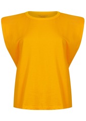 French Connection Women's Cotton Shoulder-Pad Top