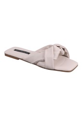 French Connection Women's Driver Flat Sandals - Sage