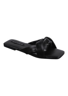 French Connection Women's Driver Flat Sandals - Black