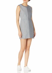 French Connection Women's Edie Denim Dress Classic Blue/Summer White