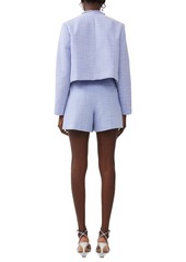French Connection Women's Effie Boucle Skort - Bluebell/Classic Cream