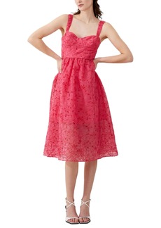 French Connection Women's Embroidered Lace Sleeveless Dress - Azalea