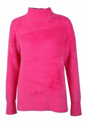 French Connection Women's Fuzzy Long Sleeve Pullover Knit Sweater  L