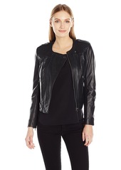 French Connection Women's Gough Leather Jacket