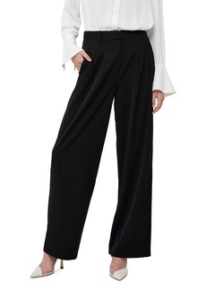 French Connection Women's Harry Wide-Leg Suiting Pants - Blackout