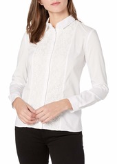 French Connection Women's Hennessy Cotton Button Down Top