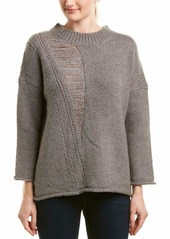 French Connection Women's Isabelle Knit Ripped Sweater  L
