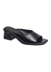 French Connection Women's Jemma Slip-On Mule Block Heel Sandals Women's Shoes