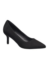 French Connection Women's Kate Classic Pointy Toe Stiletto Pumps - Black Suede
