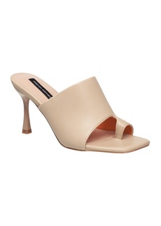 French Connection Women's Kelly High Heel Slide Sandals - Nude