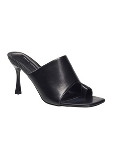 French Connection Women's Kelly High Heel Slide Sandals - Black