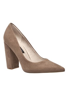 French Connection Women's Kelsey Block Heel Pumps - Taupe