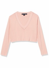 French Connection Women's Leona Cropped Sweater  L