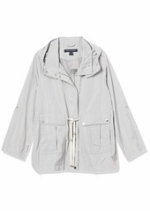 French Connection Women's Light Weight Patch Pocket Anorak Jacket