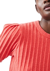 French Connection Women's Lola Crewneck Short-Sleeve Top - Cayenne Red