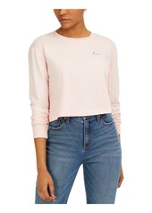 French Connection Women's Long Sleeve Jersey Crop Top  M
