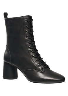 French Connection Women's Luis Leather Lace Up Boot