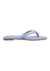 French Connection Women's Morgan Flat Open Toe Thong Flip Flop Sandals - Light Blue