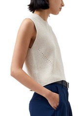 French Connection Women's Mozart Crewneck Sweater Vest - Mars Red