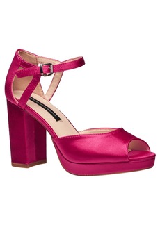 French Connection Women's Platform Peep Toe Pumps - Pink