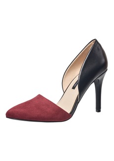 French Connection Women's Pointy Dorsey Pumps - Black, Burgundy