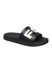 French Connection Women's Pool Slide Sandals - Black, White