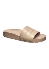 French Connection Women's Puffer Slides - Putty