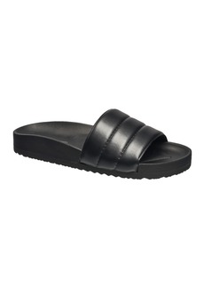 French Connection Women's Puffer Slides - Black