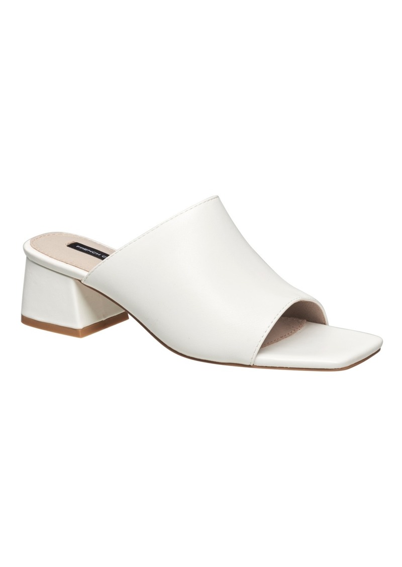 French Connection Women's Pull-on Dinner Sandals - White