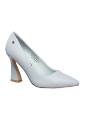 French Connection Women's Raven Flared Heel Pumps - Light Blue