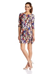 French Connection Women's Record Ripple Printed Dress