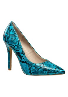 French Connection Women's Sierra Pumps - Green Snake